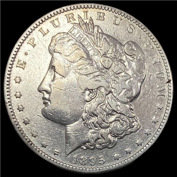 1895-O Morgan Silver Dollar ABOUT UNCIRCULATED