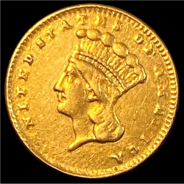 1856 Gold $1 Indian Head Type 3 HIGH GRADE