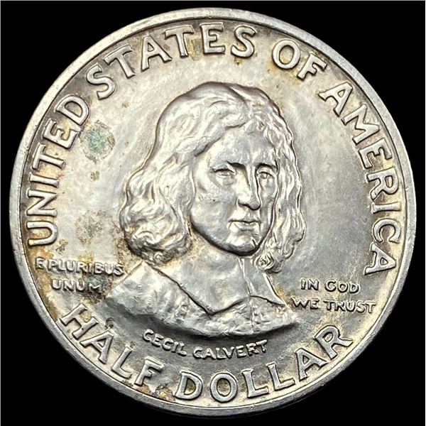 1934 Silver Maryland Tercentenary Half Dollar UNCIRCULATED