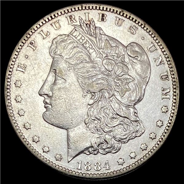 1884-S Silver Morgan Dollar CLOSELY UNCIRCULATED