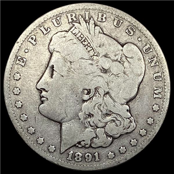 1891-CC Silver Morgan Dollar NICELY CIRCULATED