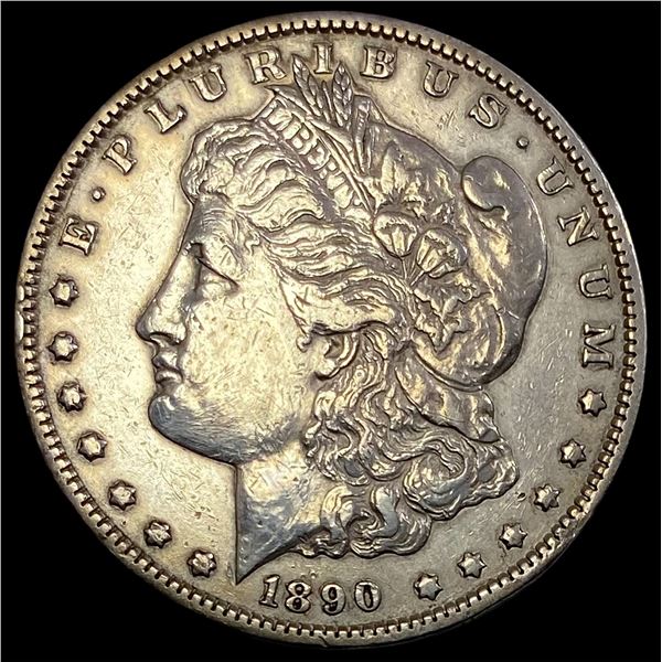 1890-CC Silver Morgan Dollar NEARLY UNCIRCULATED