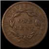 Image 2 : 1839 Booby Head Coronet Head Large Cent NICELY CIRCULATED