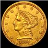 Image 1 : 1861 $2.50 Liberty Head Quarter Eagle CLOSELY UNCIRCULATED