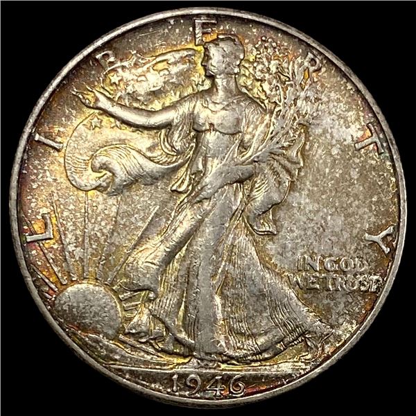 1946-S Silver Half Dollar CHOICE AU