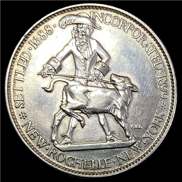 1938 Silver New Rochelle Half Dollar UNCIRCULATED