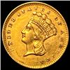 Image 1 : 1856 Gold $1 Indian Princess Head Type 2 CLOSELY UNCIRCULATED
