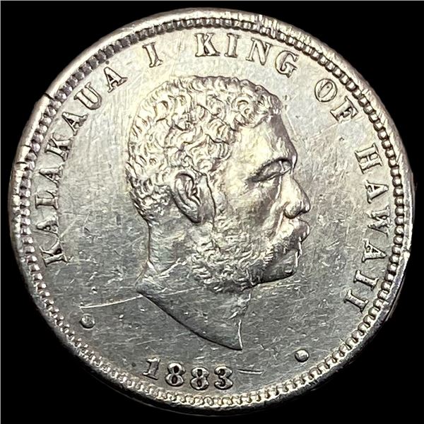 1883 Hawaii Silver 1/4 Dollar HIGH GRADE
