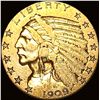 Image 1 : 1909-S Indian Head Half Eagle $5 Gold CLOSELY  UNCIRCULATED