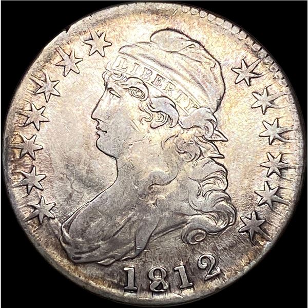 1812 Capped Bust Half Dollar NEARLY UNCIRCULATED