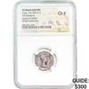 Image 1 : Roman Geta, AD 209-211 Silver Denarius NGC Ch F