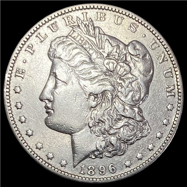 1896-O Morgan Silver Dollar NEARLY UNC