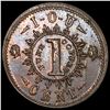 Image 1 : 1863 Civil War Token-Billiard Saloon CLOSELY UNCIRCULATED