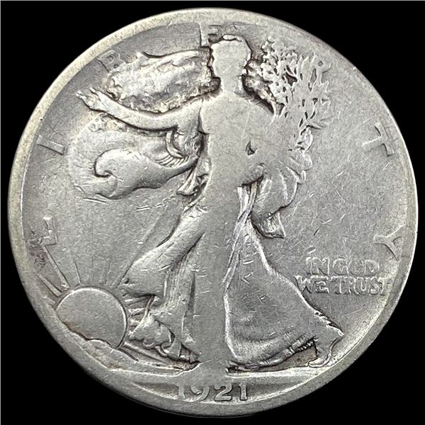 1921-S Walking Liberty Half Dollar NICELY CIRCULATED