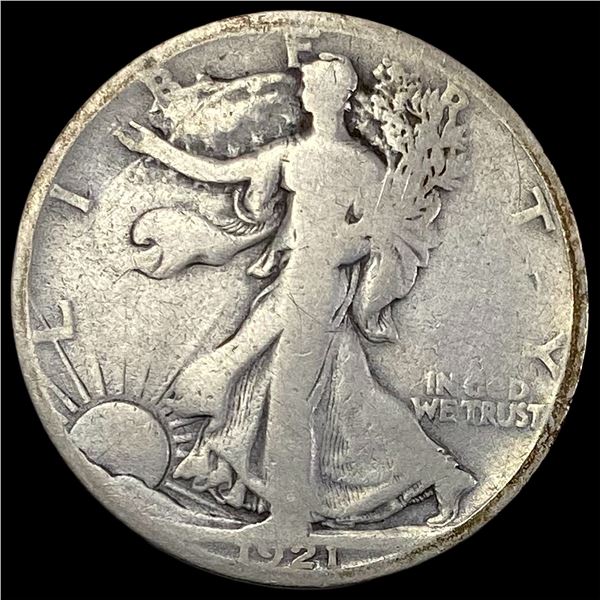 1921-S Walking Liberty Half Dollar NICELY CIRCULATED