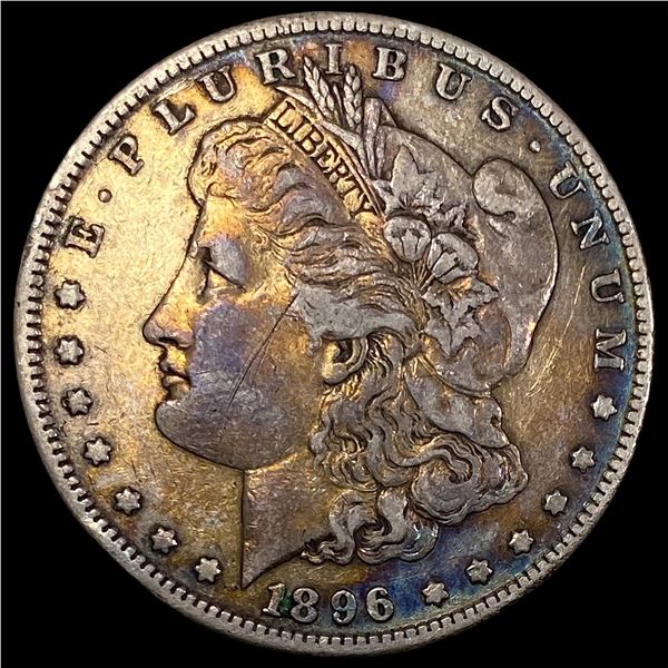 1896-S Silver Morgan Dollar LIGHTLY CIRCULATED