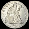 Image 1 : 1843 Silver Seated Liberty Dollar HIGH GRADE
