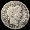 Image 1 : 1893-O Silver Barber Dime NICELY CIRCULATED