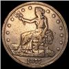Image 1 : 1877 Silver Trade Dollar ABOUT UNCIRCULATED