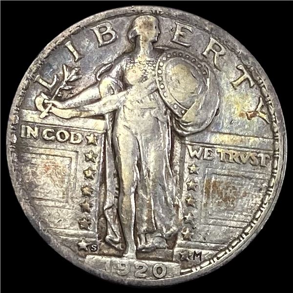 1920-S Standing Liberty Quarter LIGHTLY CIRCULATED