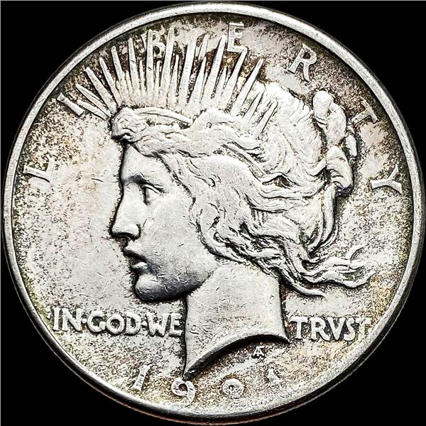 1921 Silver Peace Dollar NEARLY UNCIRCULATED