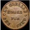 Image 2 : 1863 Civil War Token "Little Mac" McClellan CLOSELY UNCIRCULATED
