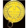 Image 2 : 1853 Gold $1 Liberty Head Type 1 HIGH GRADE