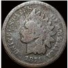 Image 1 : 1871 Indian Head Cent NICELY CIRCULATED