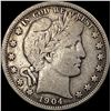 Image 1 : 1904-O Silver Barber Half Dollar NICELY CIRCULATED