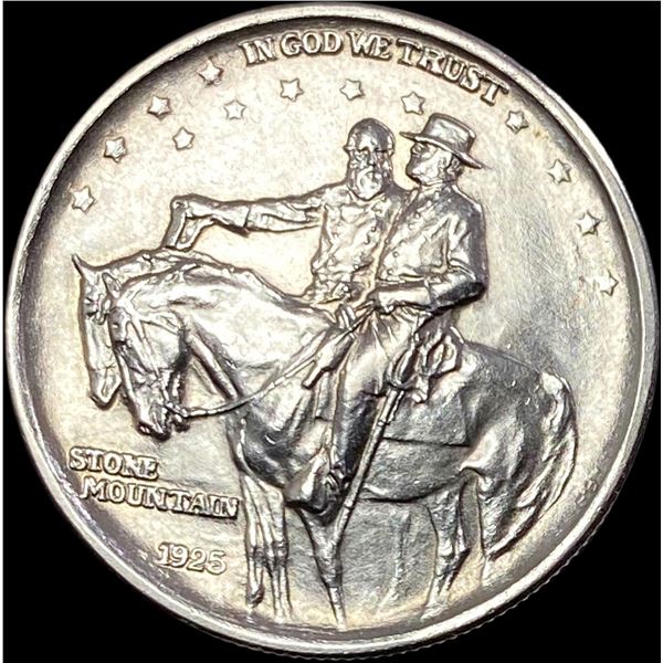 1925 Silver Stone Mountain Half Dollar UNCIRCULATED