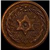 Image 2 : 1863 Civil War Token - Union Shield and Star CLOSELY UNCIRCULATED