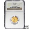 Image 1 : 1911 $2.50 Gold Quarter Eagle NGC MS64