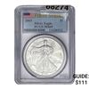 Image 1 : 2003 Silver Eagle PCGS MS69 First Strike
