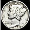 Image 1 : 1942/1 Silver Mercury Dime NEARLY UNCIRCULATED