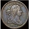 Image 1 : 1804 Draped Bust Half Cent LIGHTLY CIRCULATED