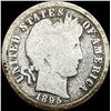 Image 1 : 1895 Silver Barber Dime NICELY CIRCULATED