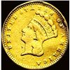 Image 1 : 1855 Gold $1 Indian Princess Head Type 2 HIGH GRADE