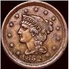 Image 1 : 1852 Braided Hair Large Cent CLOSELY UNCIRCULATED