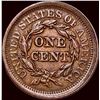 Image 2 : 1852 Braided Hair Large Cent CLOSELY UNCIRCULATED