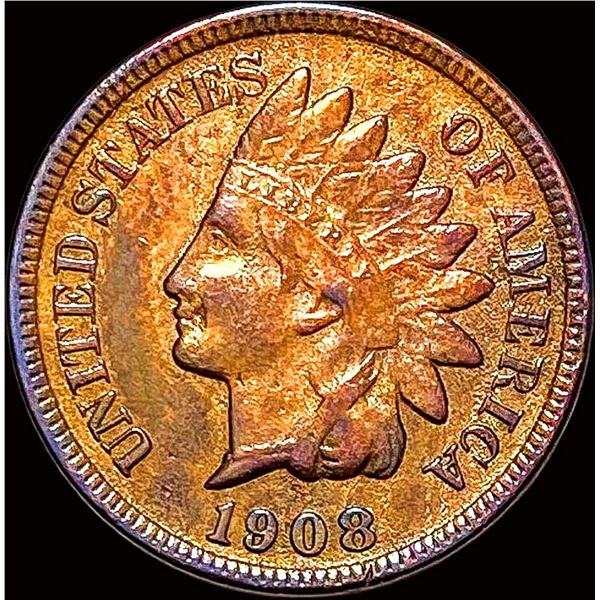 1908-S Indian Head Cent NEARLY UNCIRCULATED