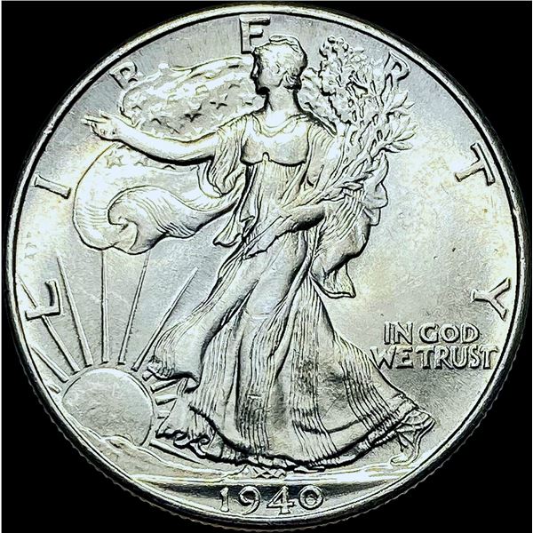 1940 Walking Liberty Half Dollar CHOICE BU