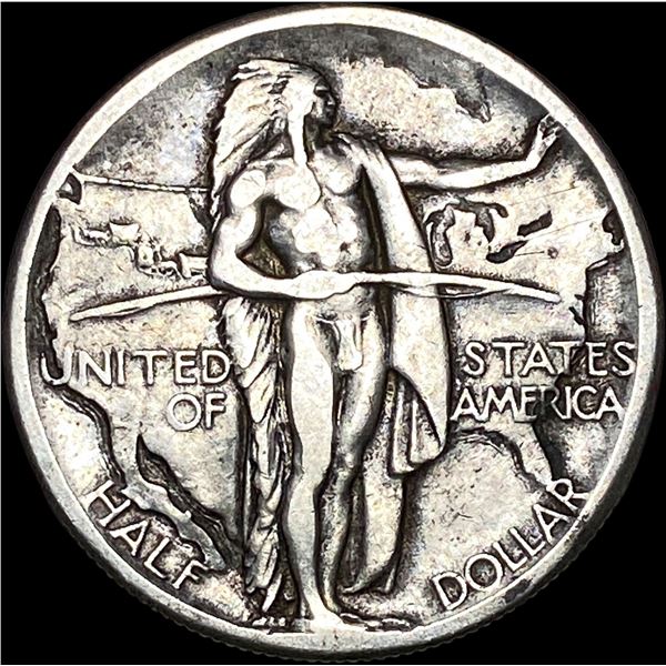 1926 Oregon Trail Half Dollar NEARLY UNCIRCULATED