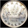 Image 2 : 1938 Silver Canada Dollar CLOSELY UNCIRCULATED