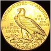 Image 2 : 1912 Gold Indian Head Quarter Eagle $2.50 CLOSELY UNCIRCULATED