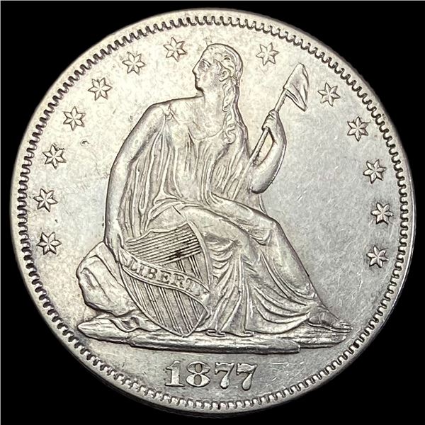 1877-S Seated Liberty Half Dollar CLOSELY UNCIRCULATED