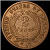 Image 2 : 1871 Bronze Two-Cent Piece LIGHTLY CIRCULATED