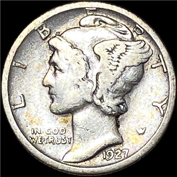 1927-S Silver Mercury Dime LIGHTLY CIRCULATED