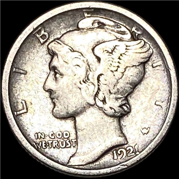 1921-D Silver Mercury Dime NICELY CIRCULATED
