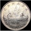 Image 2 : 1937 Canada Silver Dollar UNCIRCULATED