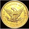 Image 2 : 1852 Gold $2.50 Liberty Head Quarter Eagle CLOSELY UNCIRCULATED